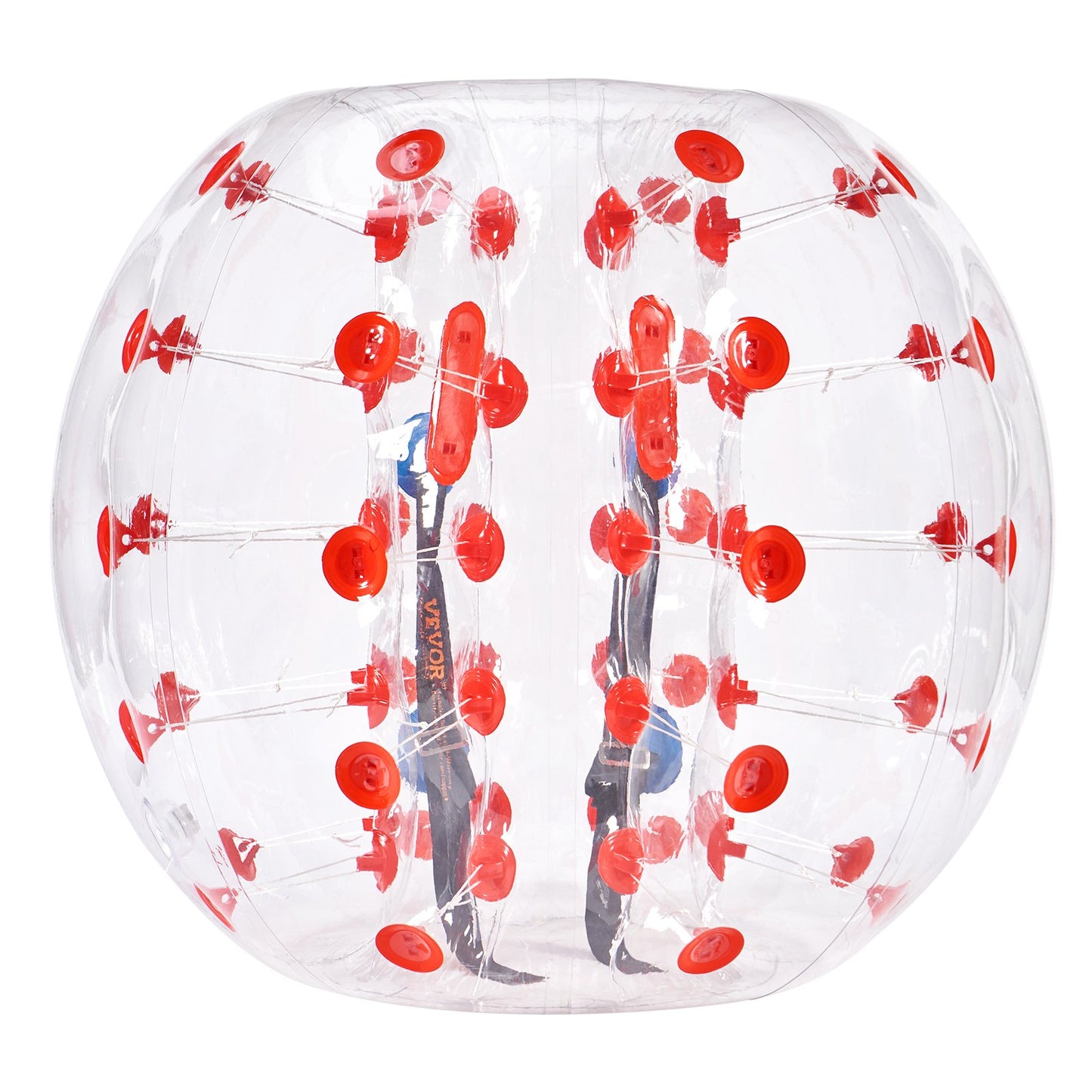 Uppblåsbar Bumper Ball 1-pack, 4FT/1,2M Body Sumo Zorb-bollar för tonåringar och vuxna, 0,8 mm tjocka PVC-bubbelbollar för mänsklig hamster för utomhusspel för lagspel, Bumper Bopper-leksaker för trädgård, trädgård, park