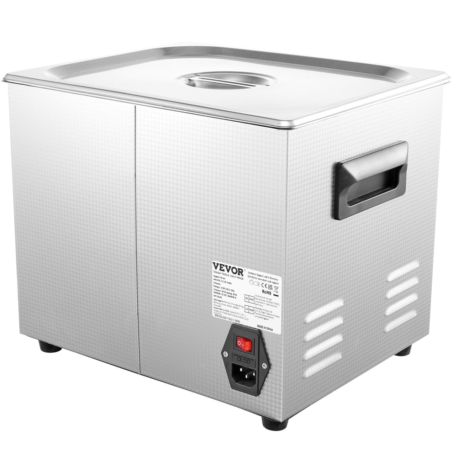 Ultraschallreiniger, 10 l, Schmuckreiniger, Ultraschallgerät, digitaler Ultraschall-Teilereiniger, Heizung, Timer, Schmuckreinigungsset, industrieller Schallreiniger für Schmuck, Uhren, Ringe, Zahnglas