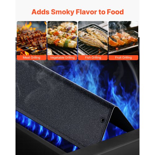 Smaksättningsbarer, 39 cm grillreservdel, för Weber Spirit I & II 200-seriens grillar, inklusive Spirit II E-210, II E-220, II S-210, E-210, S-210, Porslinsemaljerad stålvärmeplatta, 3-pack | EU