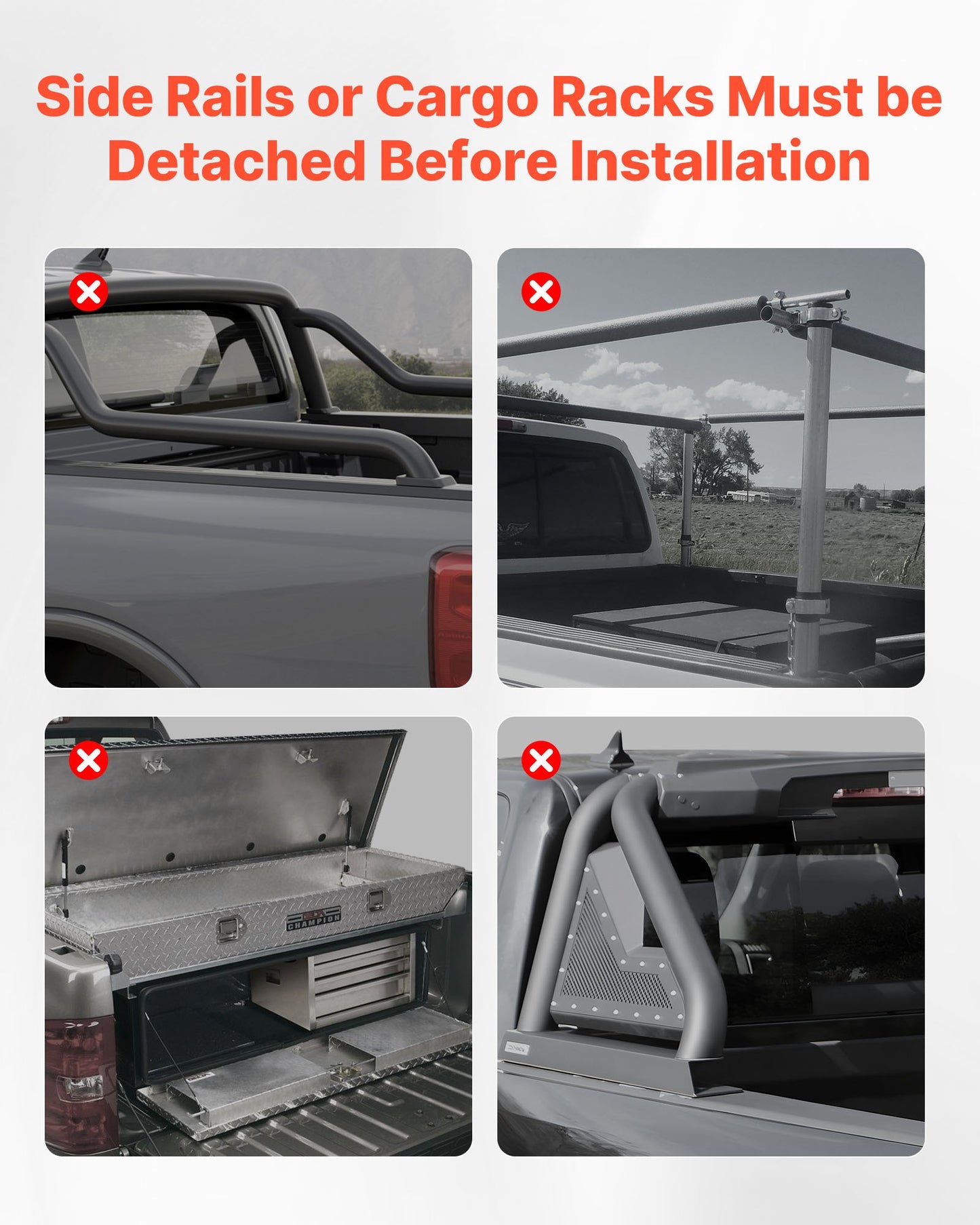 Soft Roll-Up Truck Bed Tonneau Cover, Compatible with 2014-2018 Chevy Silverado/GMC Sierra 1500 (2019 LD/Limited), Fits 5.8 ft (5 ft 9 in/69 in) Bed, PVC Tonneau Cover with Aluminum Alloy Bars