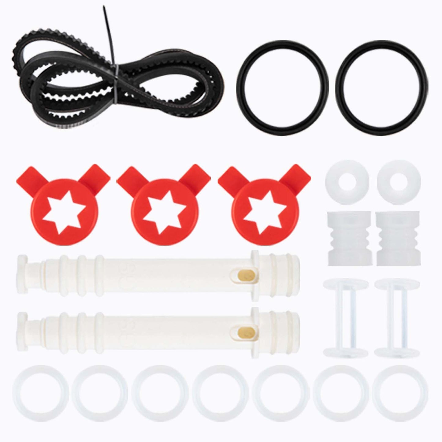 Kommerzielle Eismaschine, 22–30 l/h Kapazität, 2350 W, Softeismaschine für die Arbeitsplatte mit 2 x 6 l Trichter, 2 l Zylinder, LCD-Bildschirm, Alarm bei Puffmangel, Frozen-Yogurt-Maker für Restaurant-Snackbar, Silber