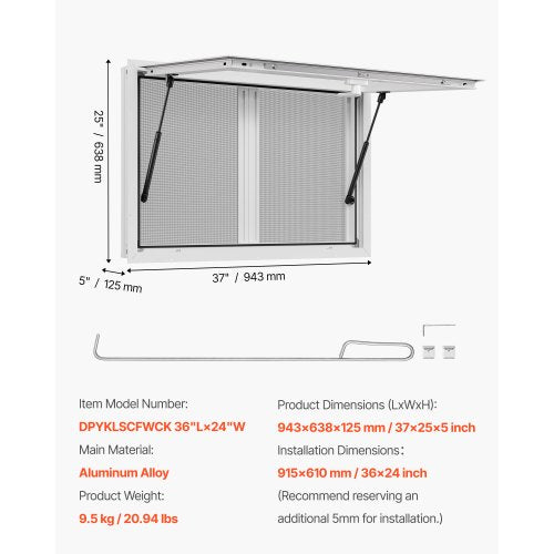 92x61 cm serving plate for food carts, awning