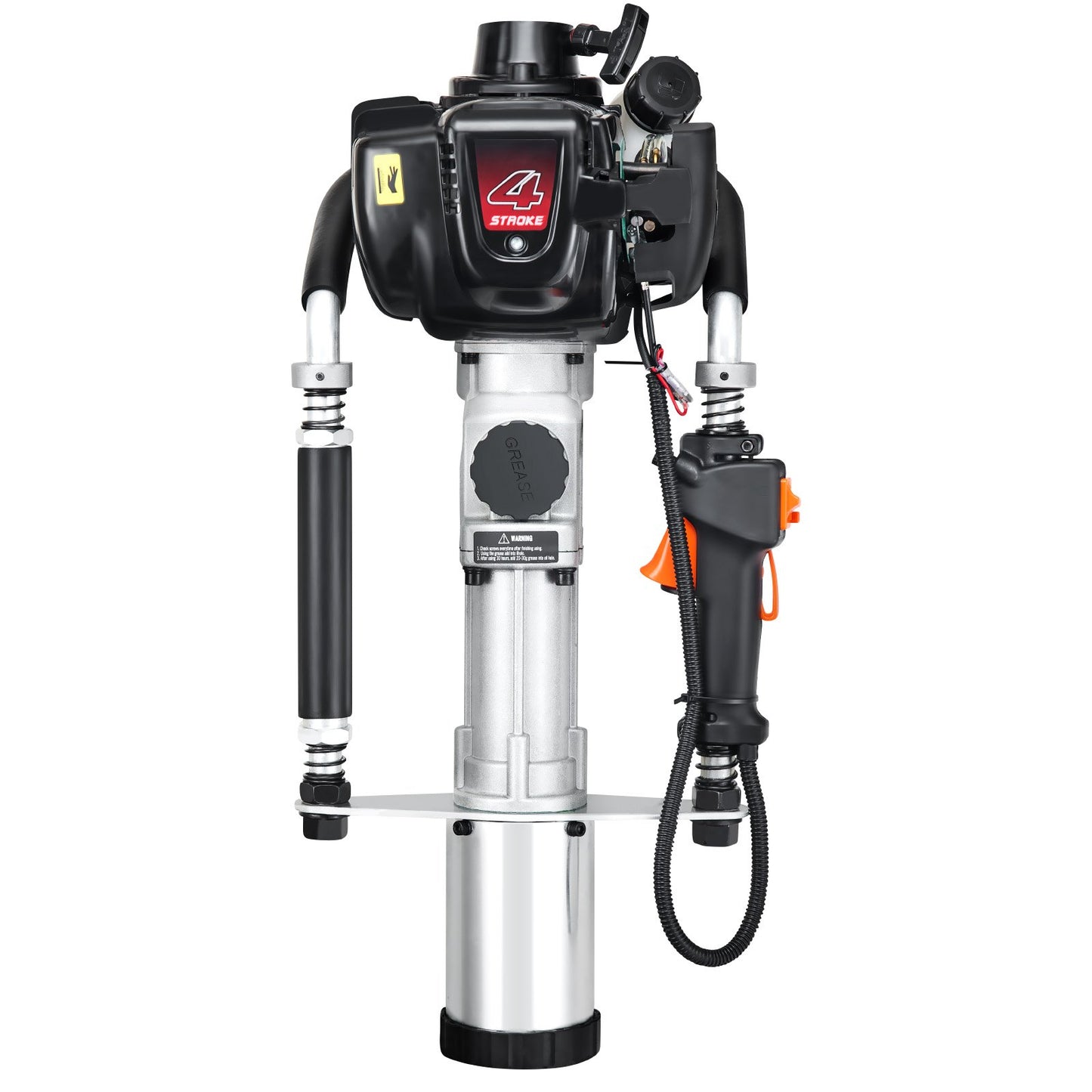 37,77cc gasdriven T-stolpedrivare 4-takts staket pålningspunker med 3 huvud