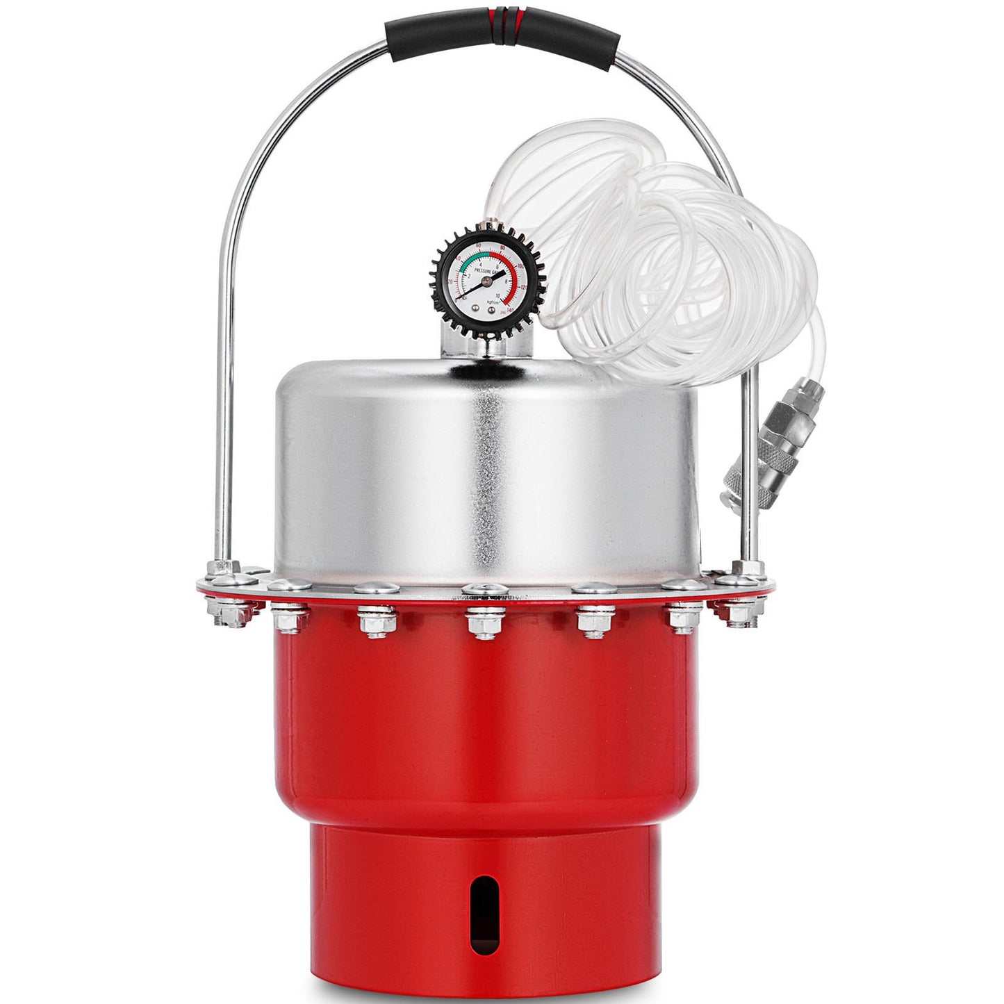 60psi Pneumatic Air Pressure Bleed Garage Brake & Clutch Bleed Kit 5L Capacity