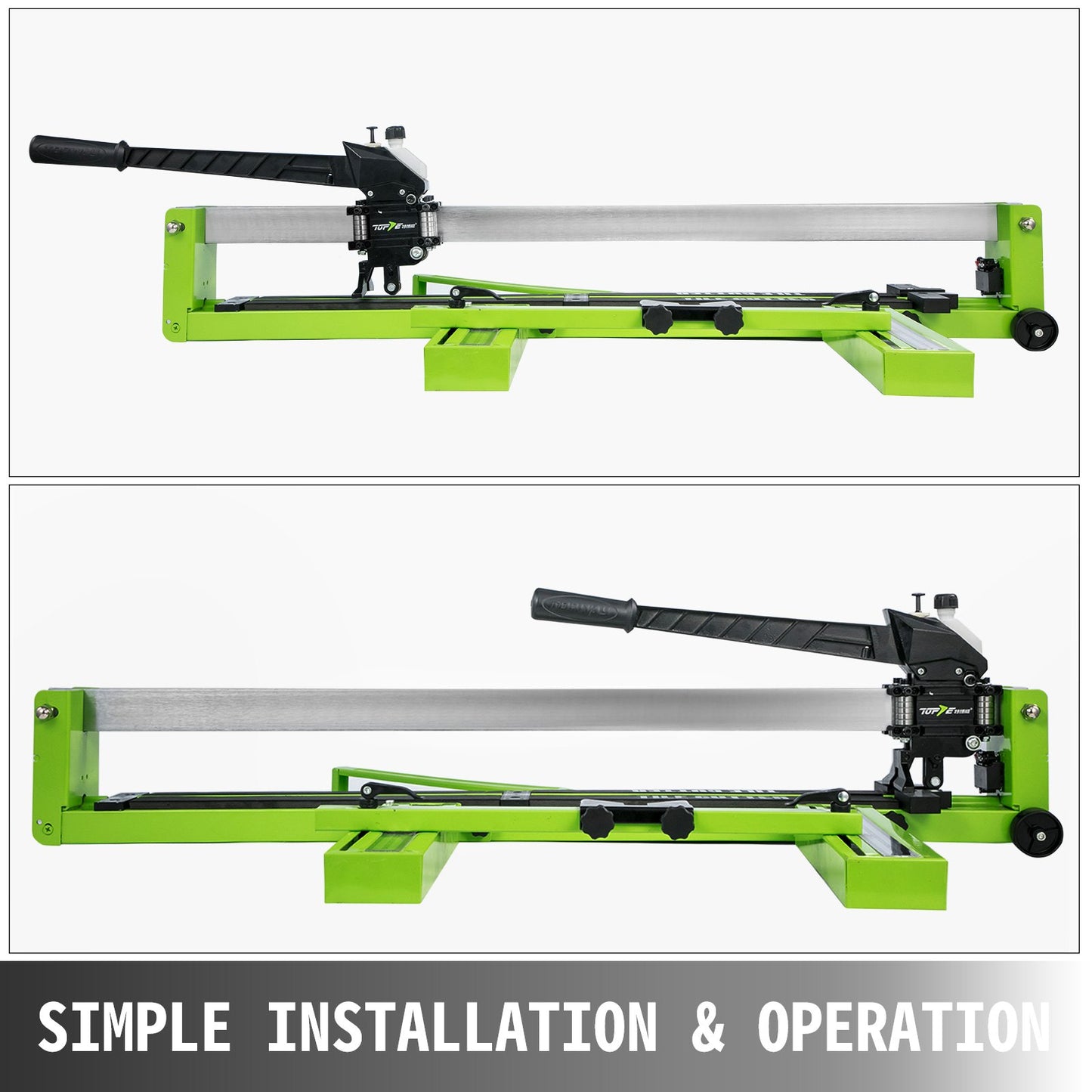 Tile Cutter 39 Inch, Manual Tile Cutter All-Steel Frame,Tile Cutting Machine with Laser Guide and Bonus Spare Cutter,Tile Cutter Hand Tool for Precision Cutting Porcelain Ceramic Floor Tiles