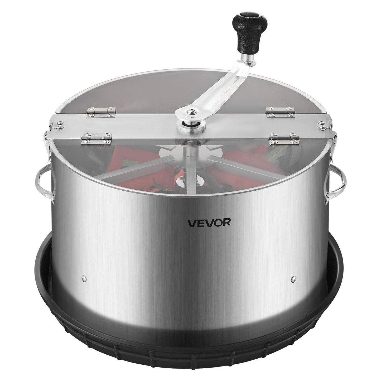 Manual Bud Leaf Trimmer, 16 in Reaper Bowl Bud Trimmer with Stainless Steel Blades, Visual Cutting, Wet & Dry Hydroponic Cutting Machine with Tray, Twisted Spin Cut for Plant Buds Flowers