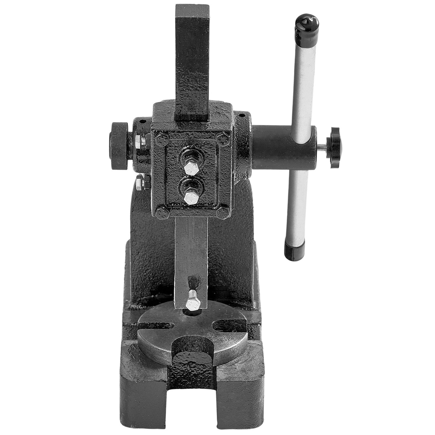 Dornpresse, manuelle Dornpresse (1 Tonne), max. Höhe 15 cm, Gusseisen. Hochleistungs-Tischdornpresse, Präzisions-Handpresse zum Stanzen, Biegen, Strecken und Formen.