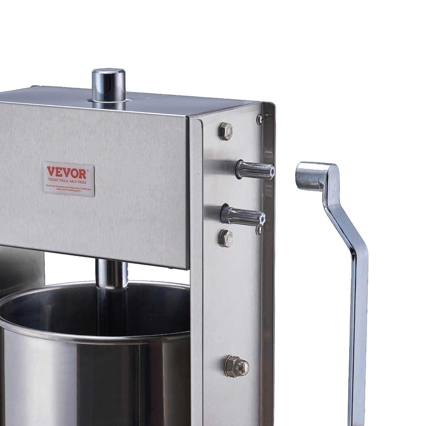 Manual Sausage Stuffer 10 L Vertical Sausage Maker 304 Stainless Steel