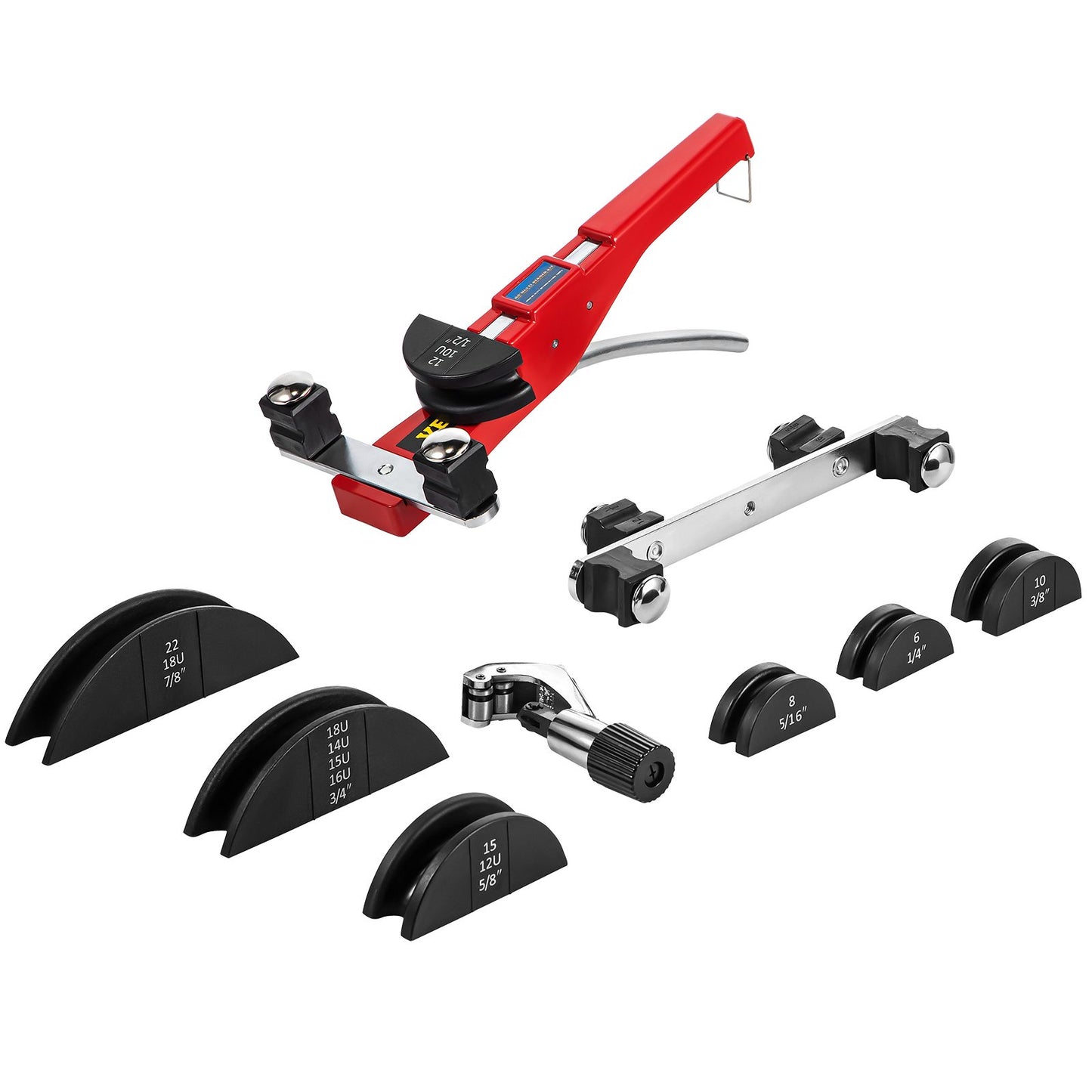 Manual Tube Bender Kit 7 Heads 1/4