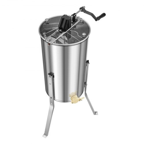 Manual Honey Extractor with 2 Frames Honey Spinner Beekeeping Stainless Steel | EU
