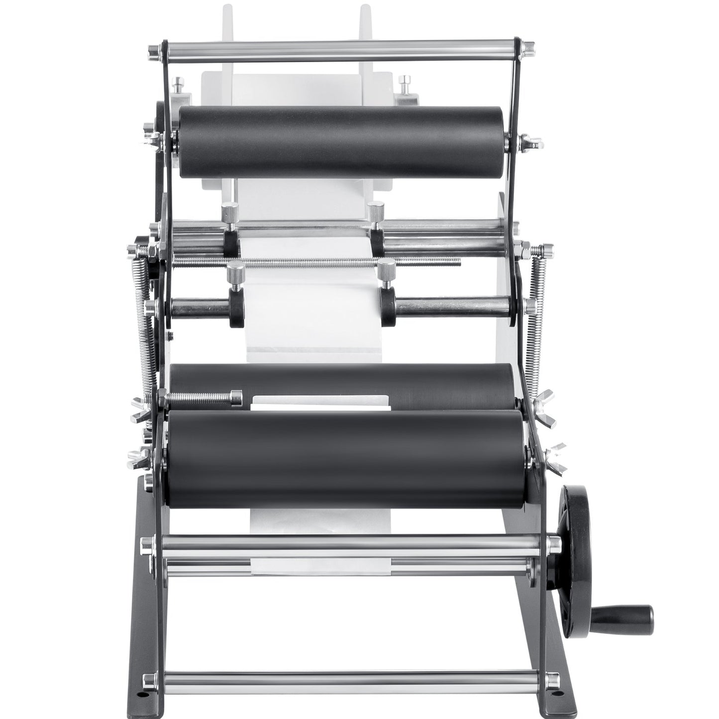 Manual Round Labeling Machine, 15-20pcs/min, Bottle Label Applicator for Round Bottles, Adjustable Manual Round Bottle Labeler Suitable for Bottle Diameter 0.78-4.72 inches (with Pressing Bar)