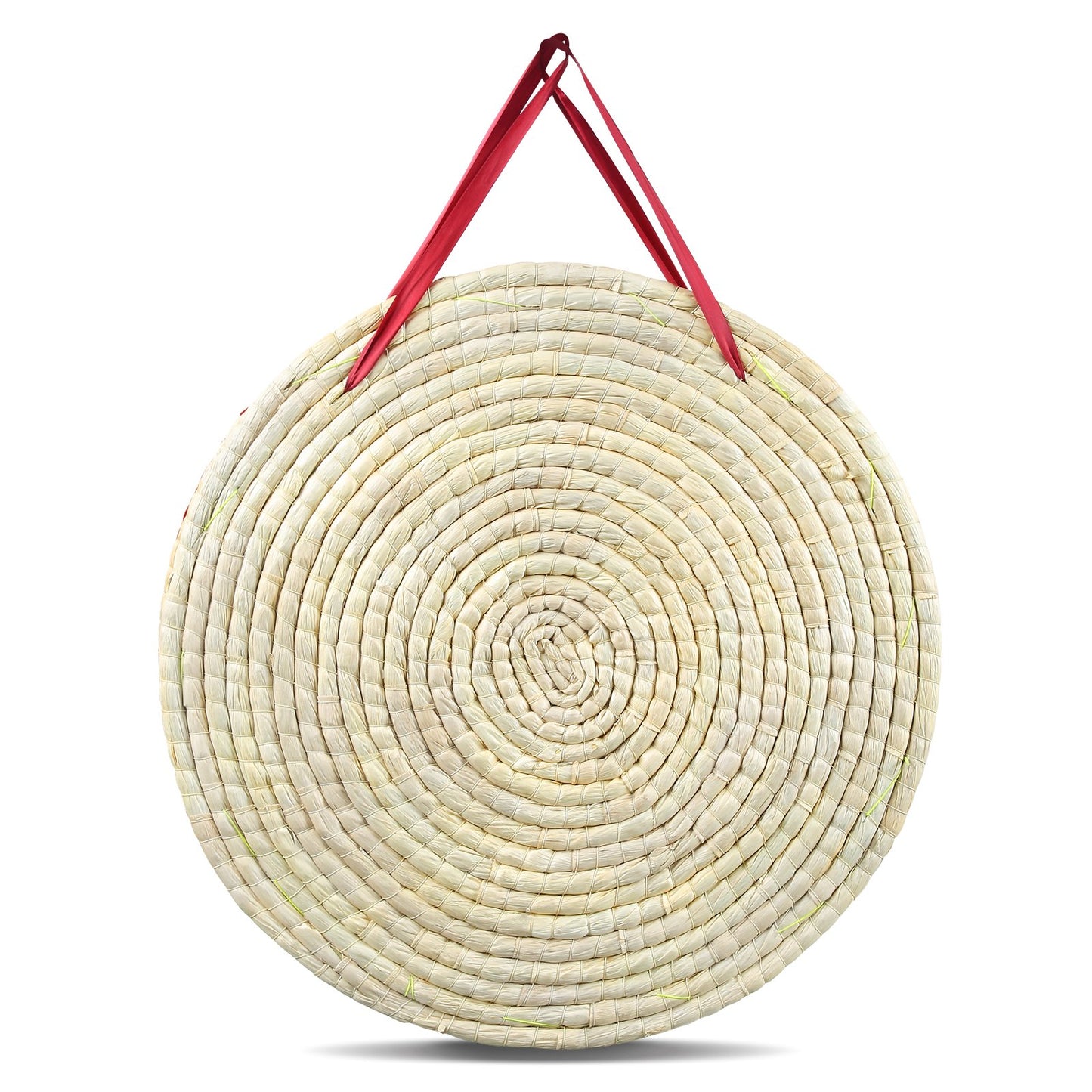 Bogenschießziel, 5-lagiges 20-Zoll-Pfeilziel, traditionelles massives Stroh, rundes Bogenschießziel, Bogenschießen, handgefertigte Pfeilziele, farbiges Seilziel für die Jagd im Hinterhof