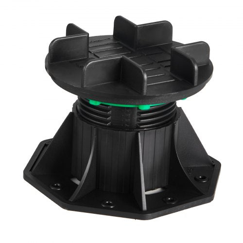 8 pcs adjustable deck supports pedestal deck foundation base 9.6-11.2 cm