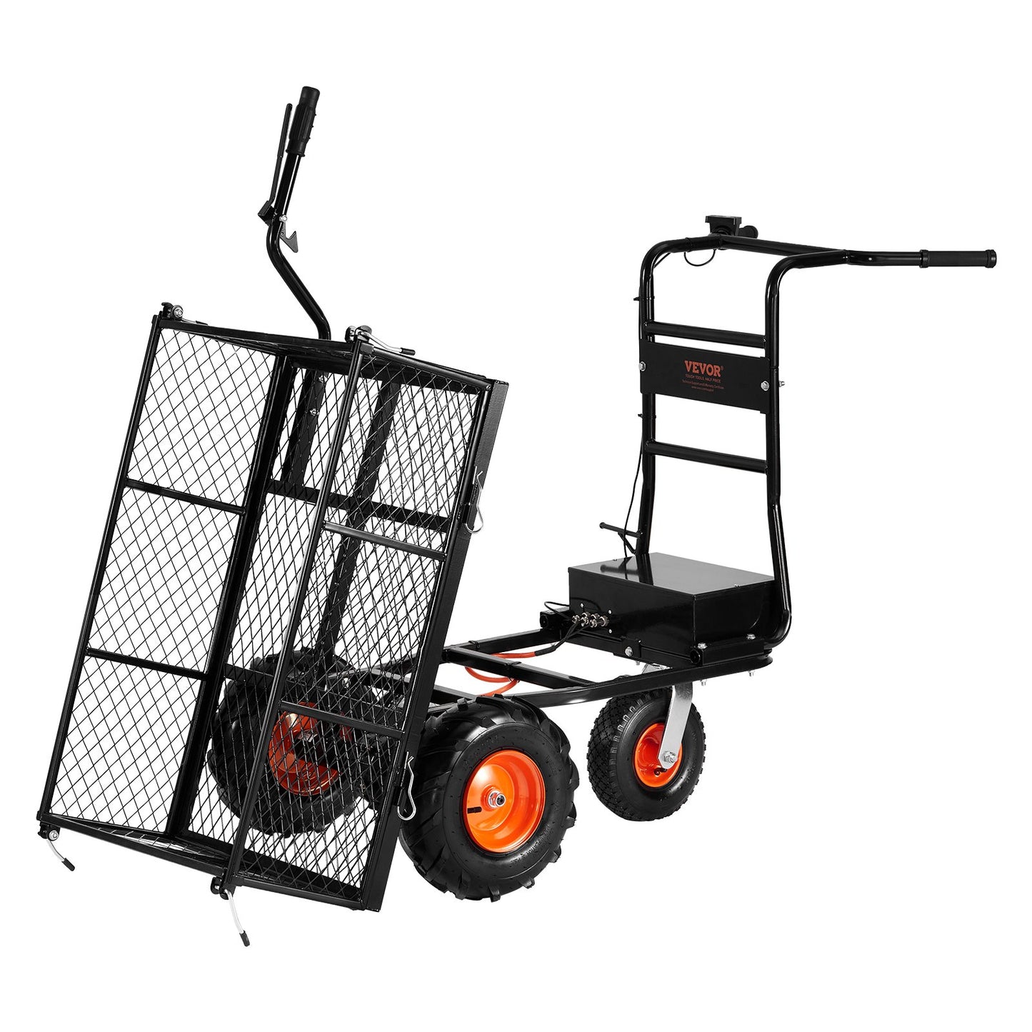 Electric Utility Cart 500lbs Capacity Power Wagon 36V 432W Wheelbarrow