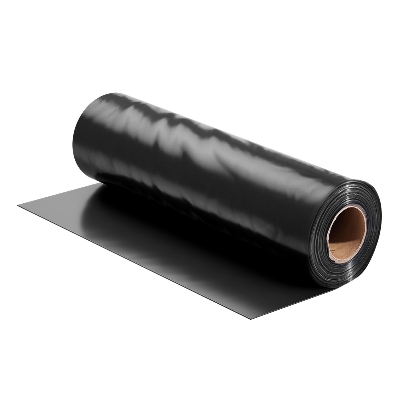 10Mil Plastic Wrap Roll 5 x 100 FT Heavy Duty Polyethylene Black