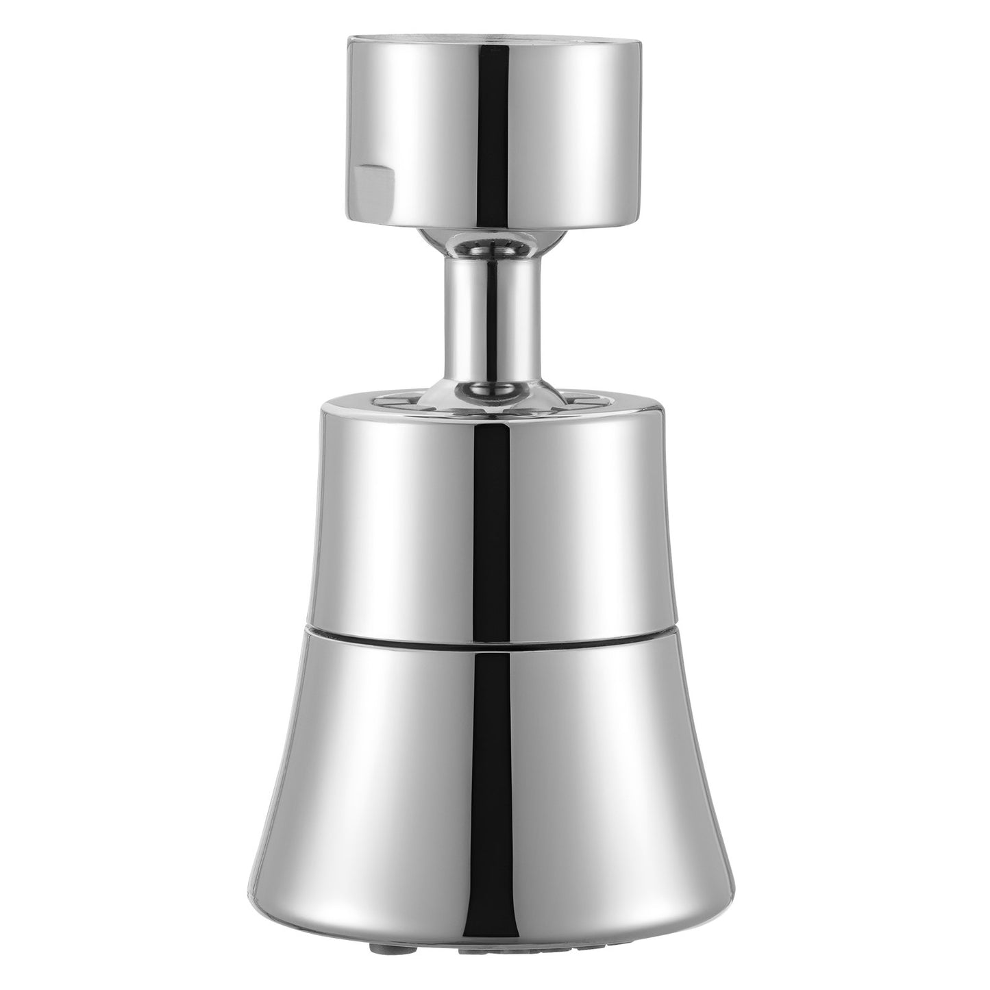 Faucet Aerator, 360° Swivel Kitchen Sink Aerator, 5-Function 5-Flow Sink Sprayer Attachment, Bathroom Faucet Extender Head Replacement for 15/16 inch Female Thread with Adapter & 55/64 inch Male