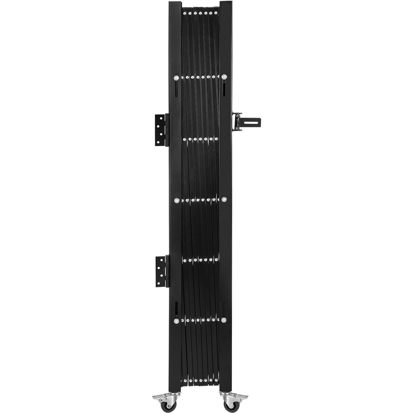 Einfaches Faltsicherheitstor, 48" H x 71" B Falttürtor, Stahl-Akkordeon-Sicherheitstor, flexibel erweiterbares Sicherheitstor, 360°-Rollbarrikadentor, Scherentor oder Tür mit Vorhängeschloss