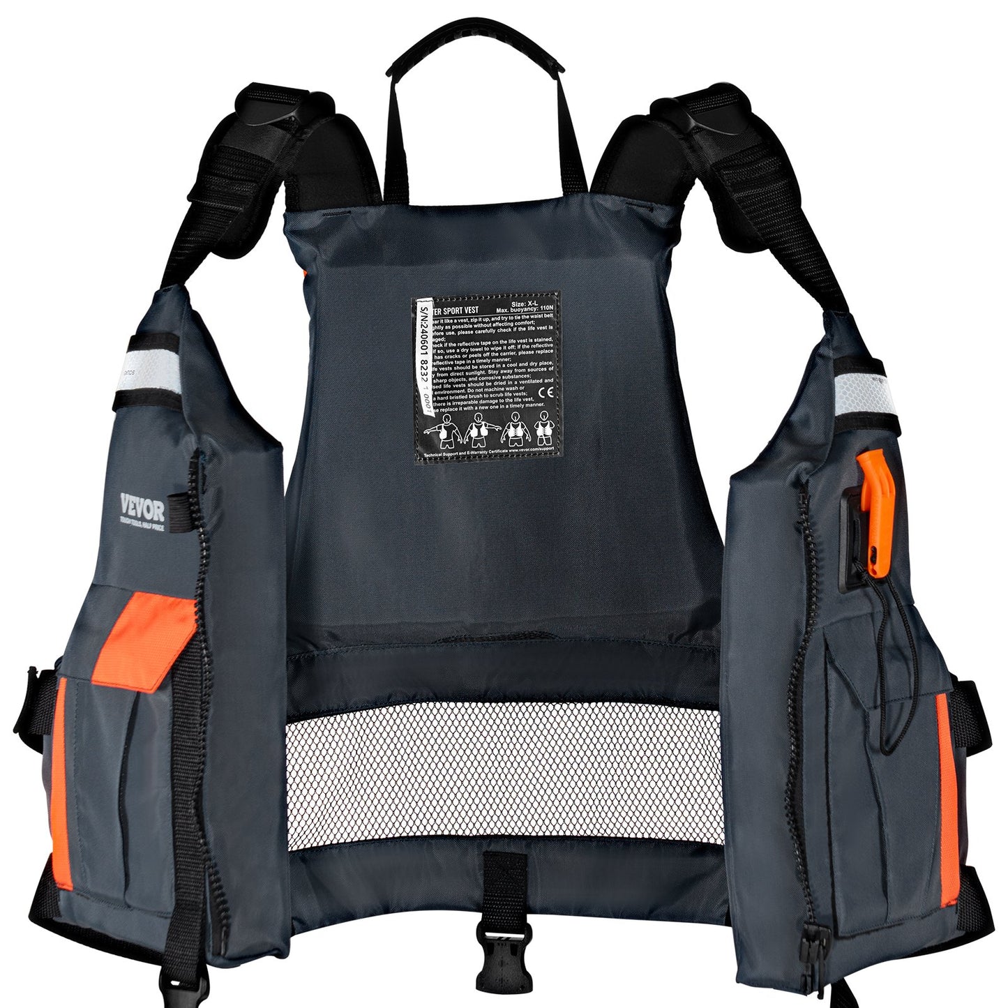 Wassersport Schwimmweste PFD 110N Rettungsweste für Damen und Herren XL