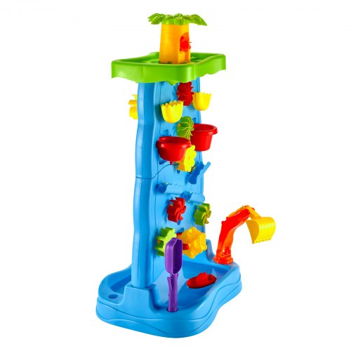 Sand- und Wassertisch für Kleinkinder Doppelseitiger Aktivitätstisch mit Wasserfall