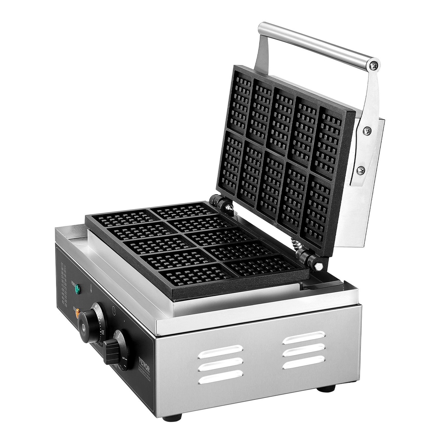 10PCS Kommerziellen Waffeleisen Rechteck Waffeleisen 1550W