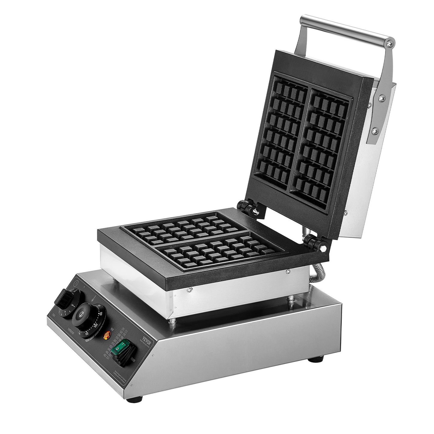 2PCS Kommerziellen Waffel Maker Rechteck Waffel Maker 2000W