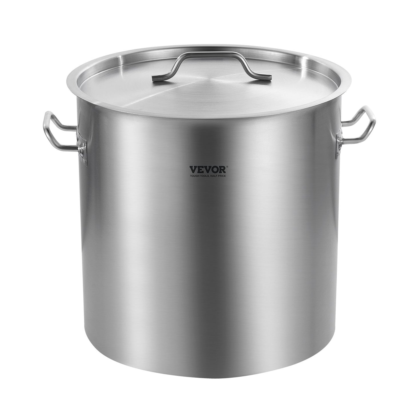 53QT Stainless Steel Stockpot Cooking Kitchen Sauce Pot with Lid Handle
