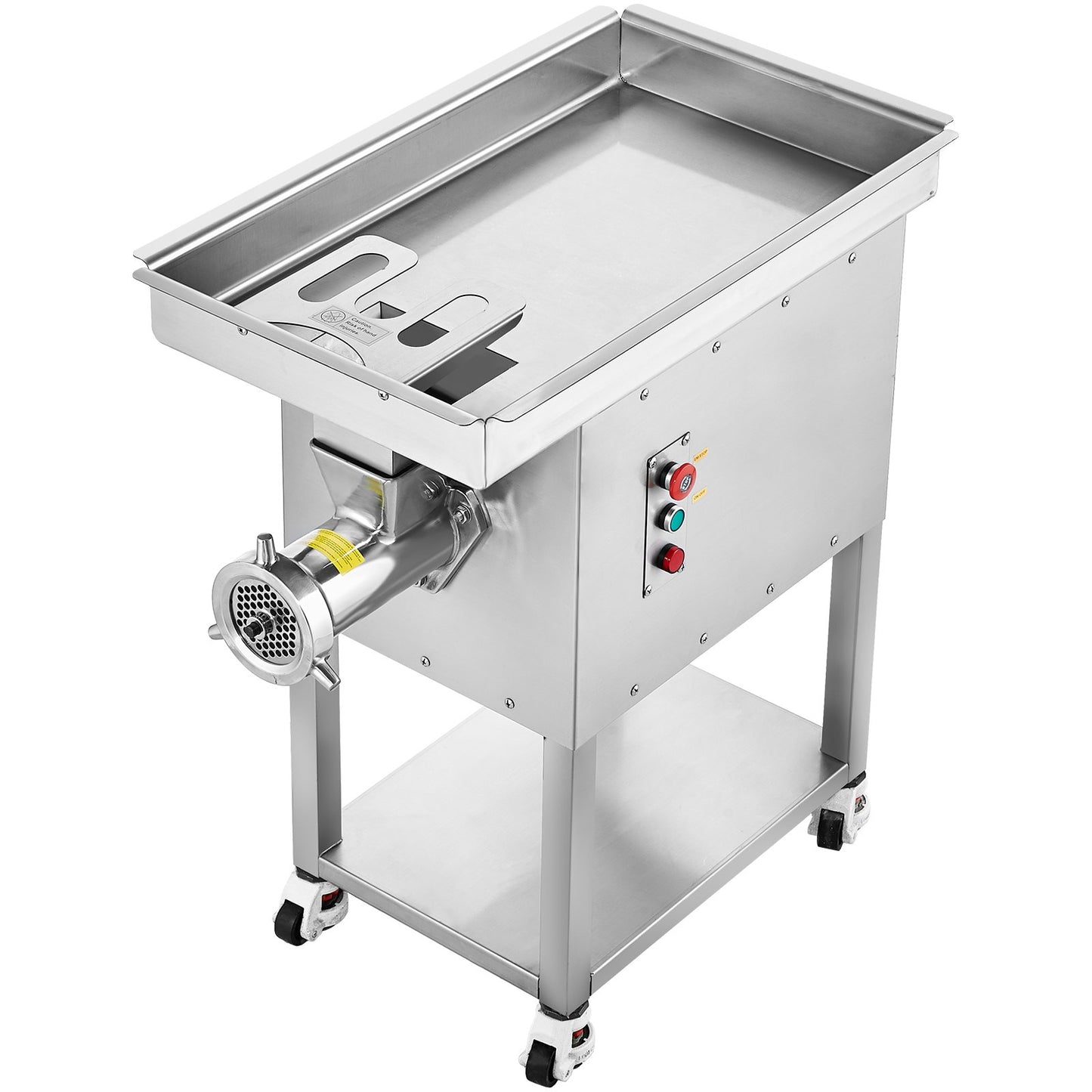 Commercial Electric Meat Grinder 22Lb/Min 2200W Industrial Cabinet Grinder