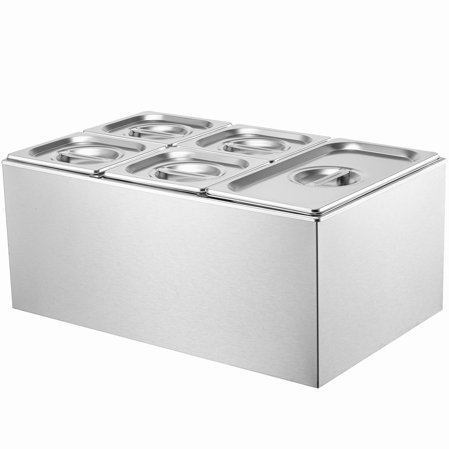 Commercial Electric Food Warmer 5-Pan Countertop Buffet 14.5L Bain Marie