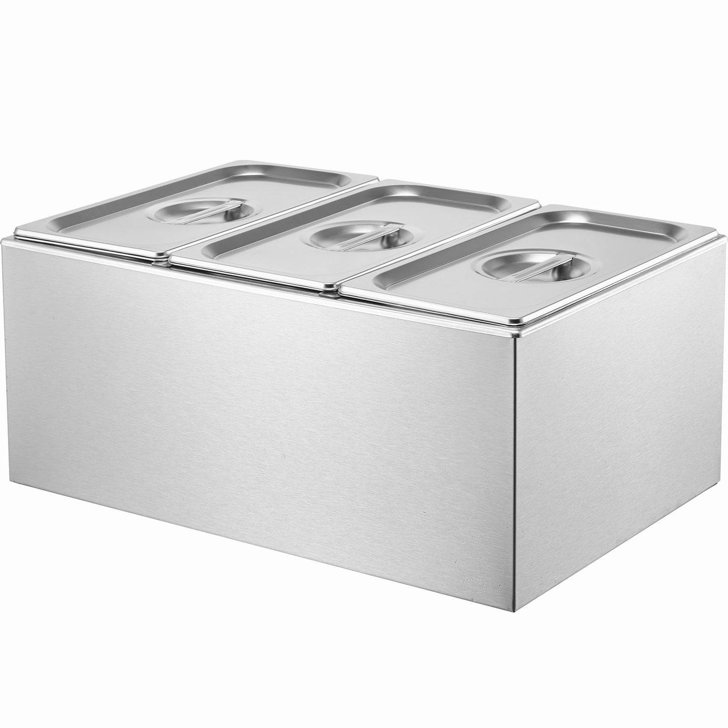 Commercial Electric Food Warmer 3-Pan Countertop Buffet 16.5L Bain Marie