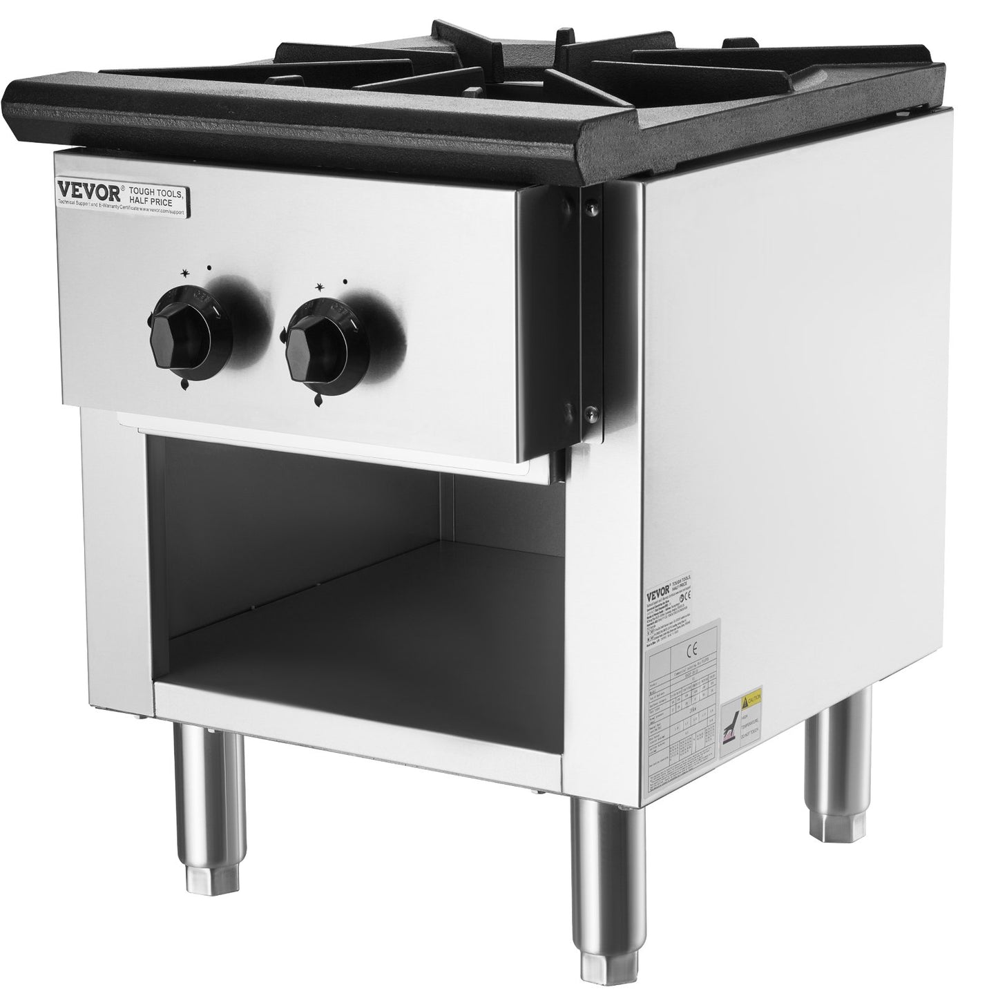 Commercial Gas Stove Cooker 1 Burner Countertop Cooking Hot Plate Kitchen