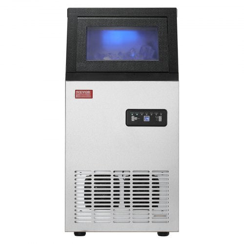 kommerzielle Eismaschine Freistehende Schrankmaschine 110lbs/24H 36 Eiswürfel | EU