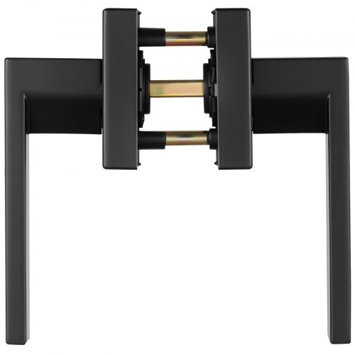 Durchgangstürgriff 1er-Pack mattschwarzer Türgriff für innen umkehrbarer Hebel