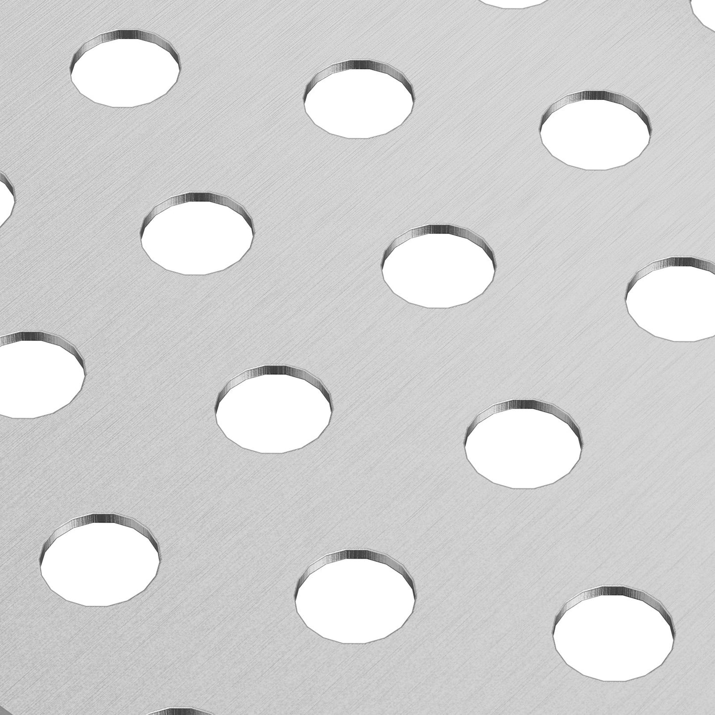 Gutter guard, 152 mm width, aluminum leaf filter Do-it-yourself gutter guard, 52 pcs 528 cm total length, 4 mm hole diameter and 0.5 mm thick Raptor gutter guards Fits all roof or gutter types