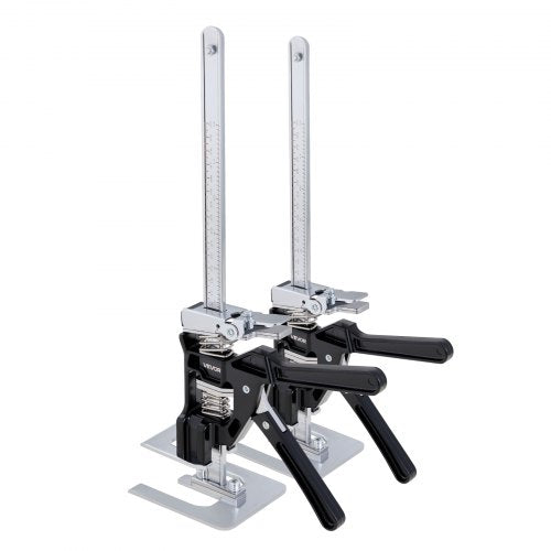 Arbeitssparender Wagenheber 2 Stück 200 kg Kapazität 2 Hubpositionen bis 235 mm Schwarz