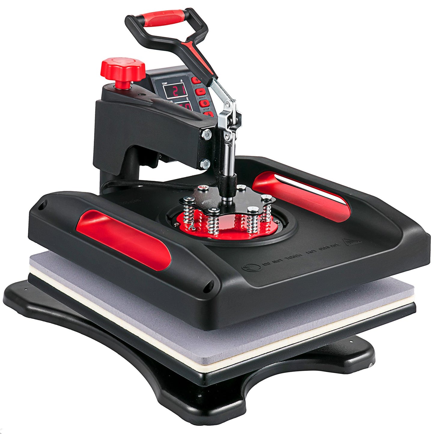 Heat Press Machine 8 in 1 Combo, Heat Press 15x15, Swing Away T Shirt Printing Machine Digital Control, Multifunction Heat Transfer Machine Sublimation Heat Press for T-Shirt Hat Cap Mug Plate