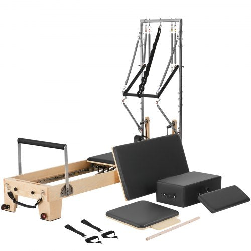 Pilates Reformer Pilates-Maschine aus Holz für das Heim-Fitnessstudio | EU