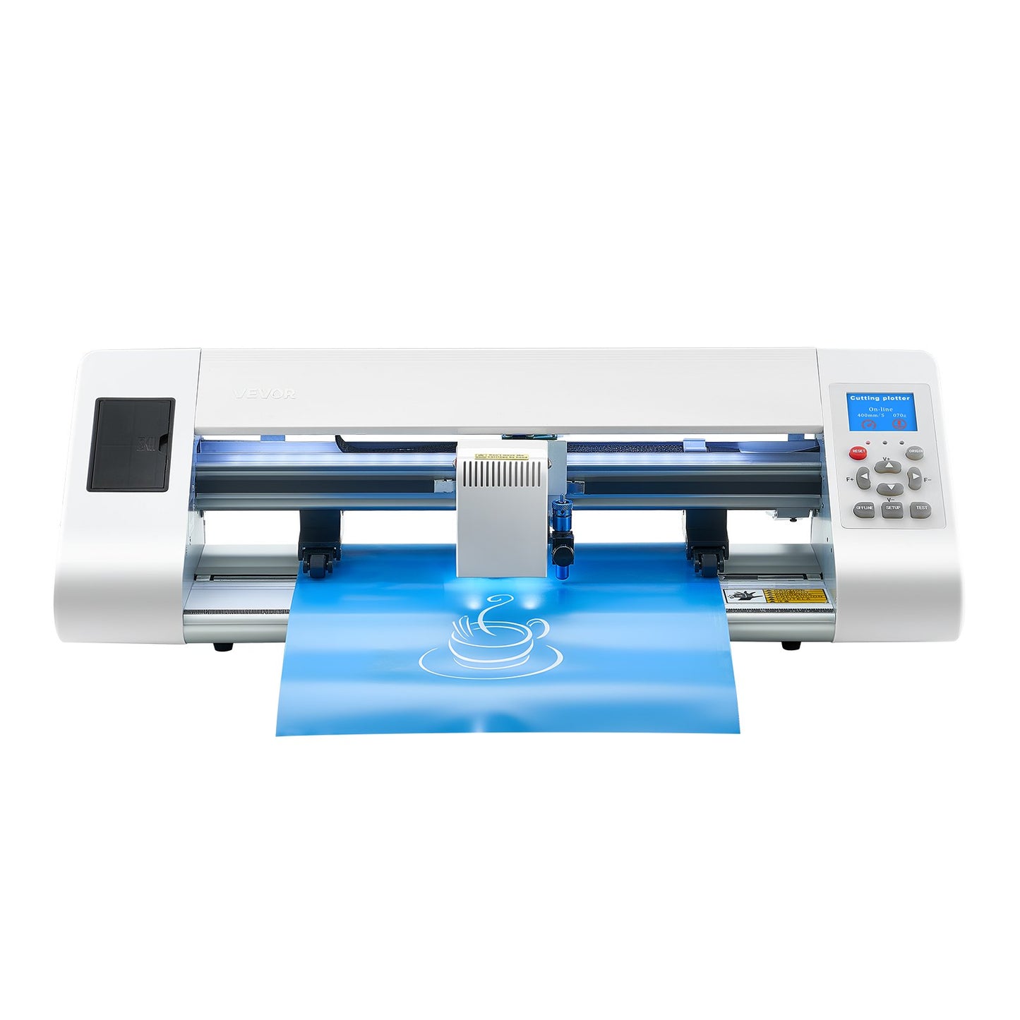 Cutting Machine, Automatic Edge Detection Vinyl Cutter Machine with Design Software and Materials, Compatible with Multiple File Formats, for Creating Customized DIY Crafts, Cards, Stickers