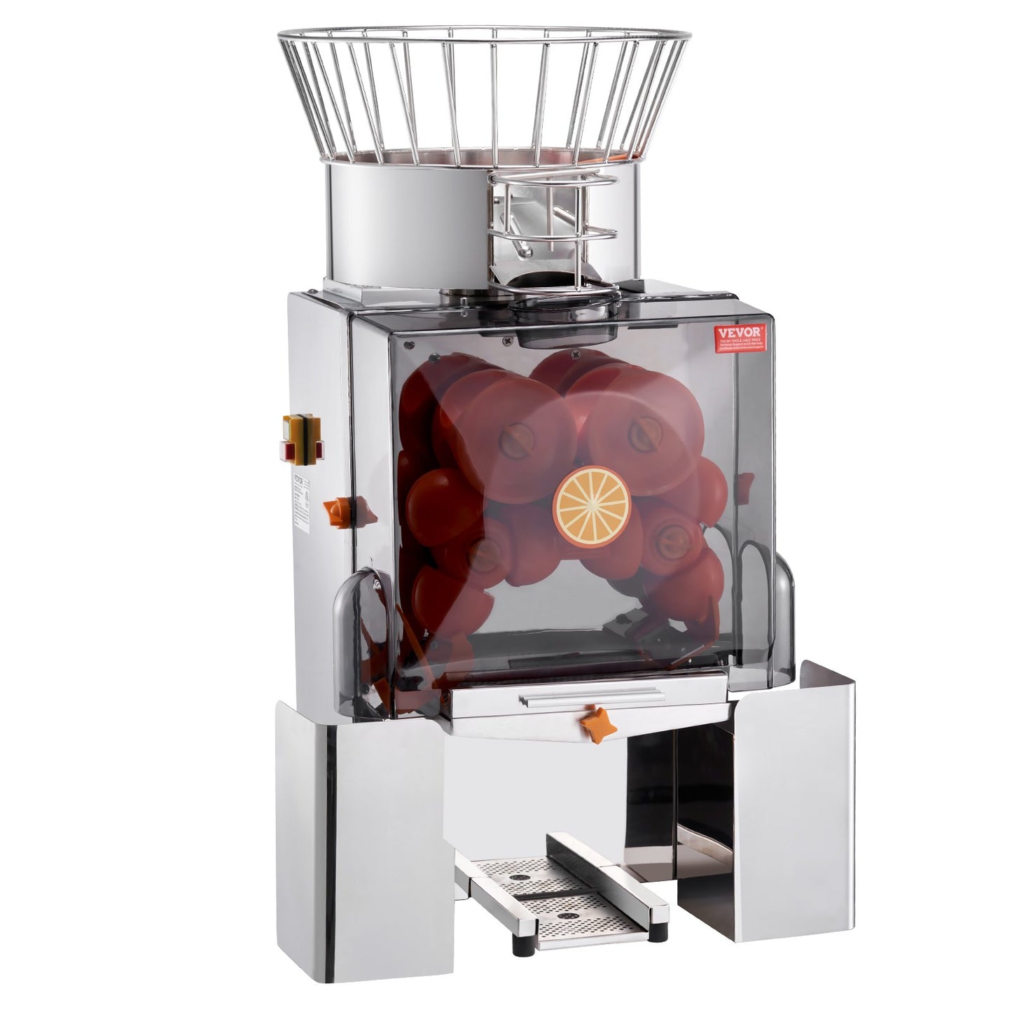 Kommerzielle Orangensaftpresse, 120 W, automatischer Saftpresse-Extraktor