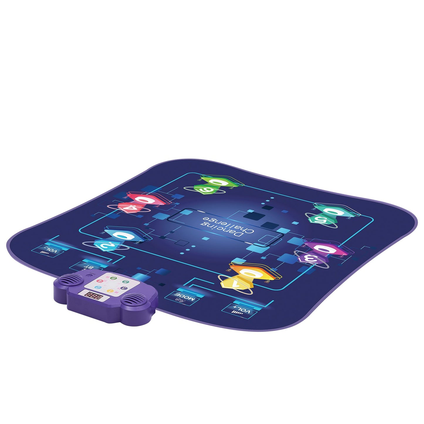 Dansmatta för barn Dansmatta med trådlös Bluetooth-present för 3+ flickor