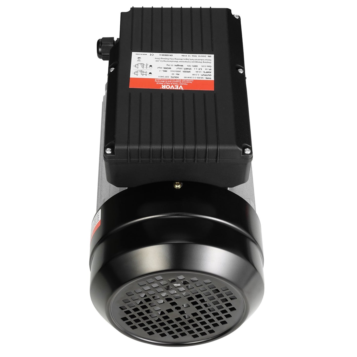 2,2 kW Elektromotor 2800 U/min AC 220~240 V 13,8 A 1-phasig 24 mm Keilwelle