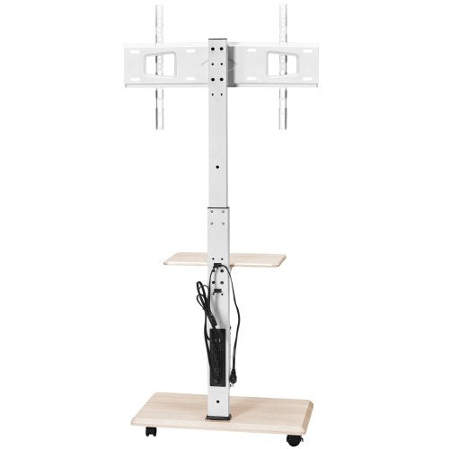 Rullande TV-stativ Mobil TV-vagn Rymmer upp till 36 kg för 32-70 tums skärmar | EU