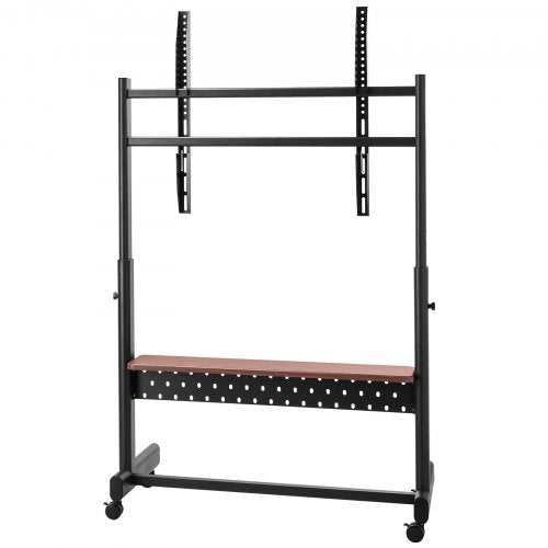 Rullande TV-stativ Mobil TV-vagn Rymmer upp till 90 kg för 55-100 tums TV-apparater | EU