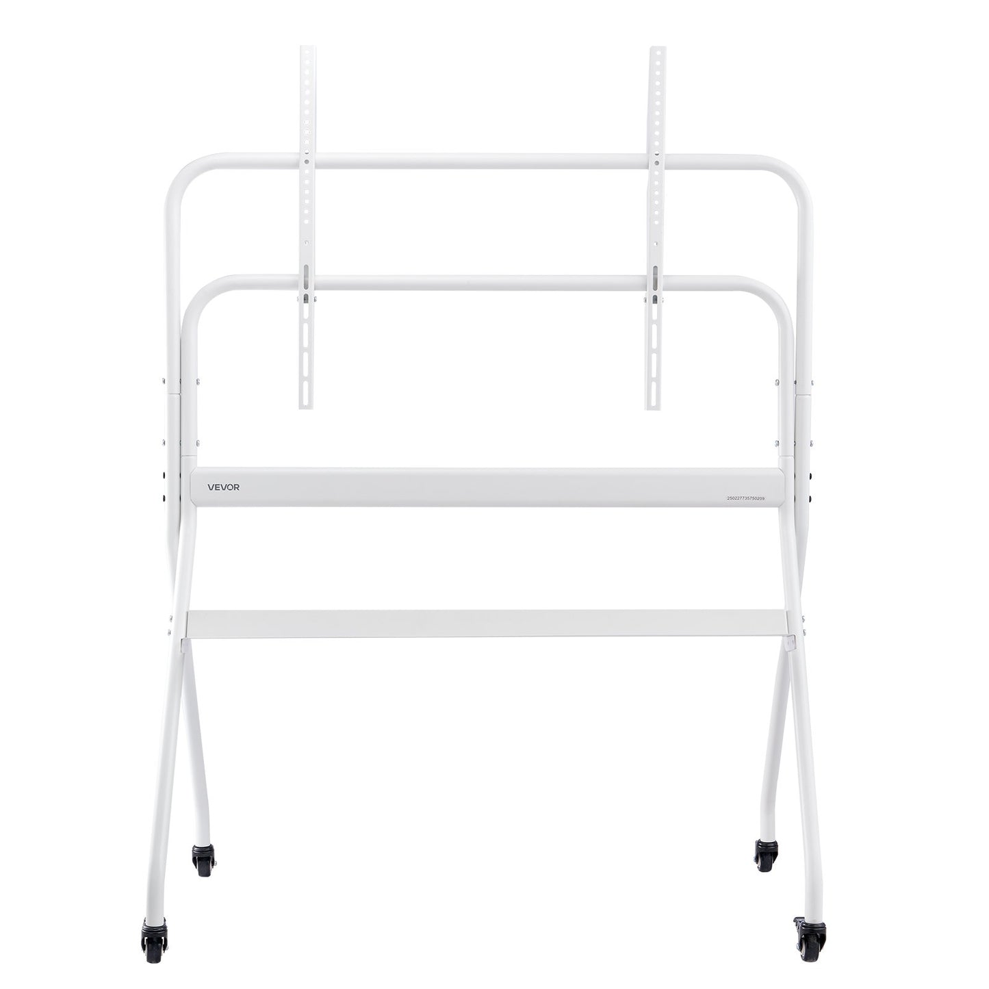 Rolling TV Stand, Mobile TV Cart for 35-100 Inch LED/LCD/OLED Flat/Curved TVs, Portable Monitor Stand with Wheels Hold up to 198 lbs for Living Room, Bedroom, Office, Outdoor, Max VESA 800x600mm