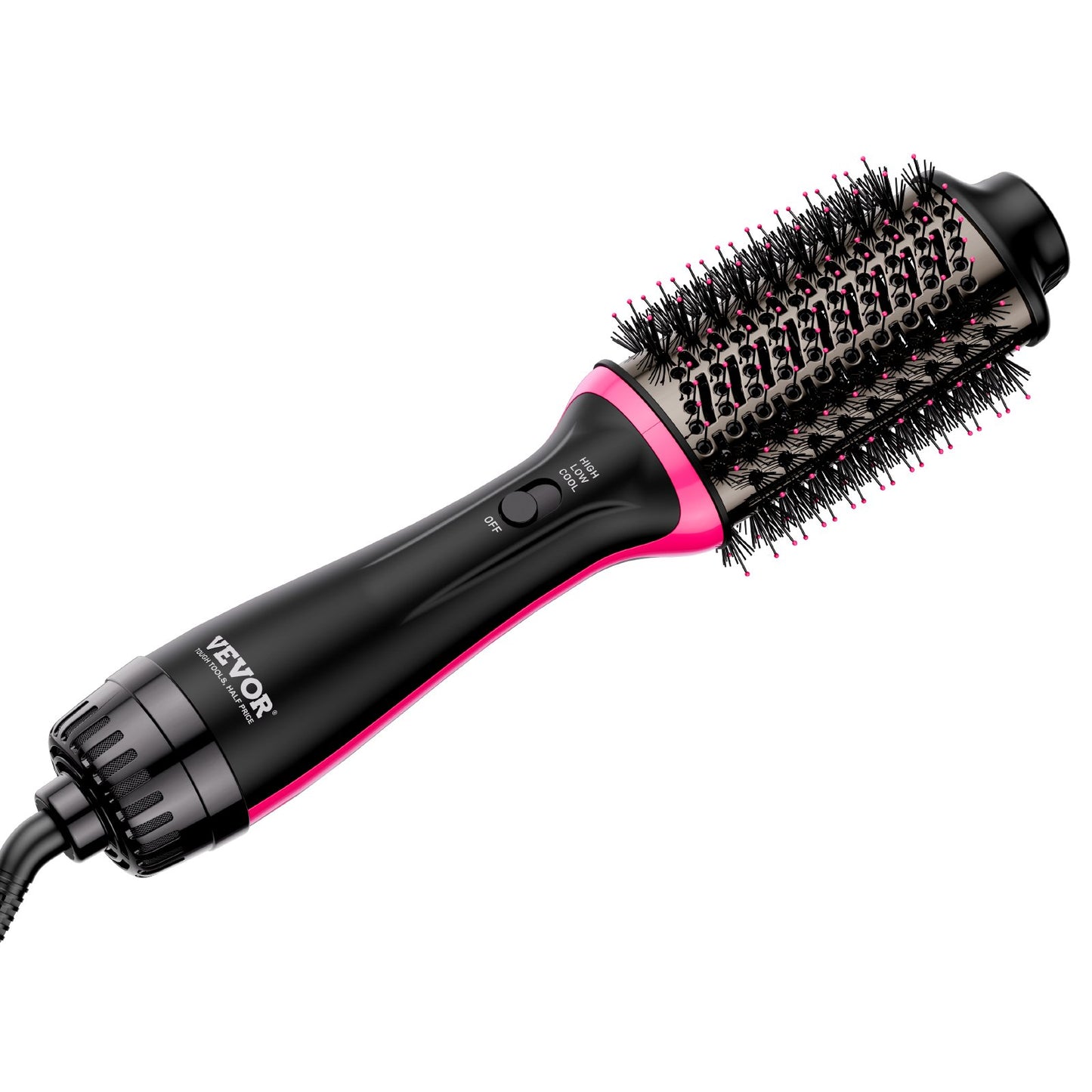Hårfönborste Ionic Hair Styler Volumizer med 65 mm ovalt fat