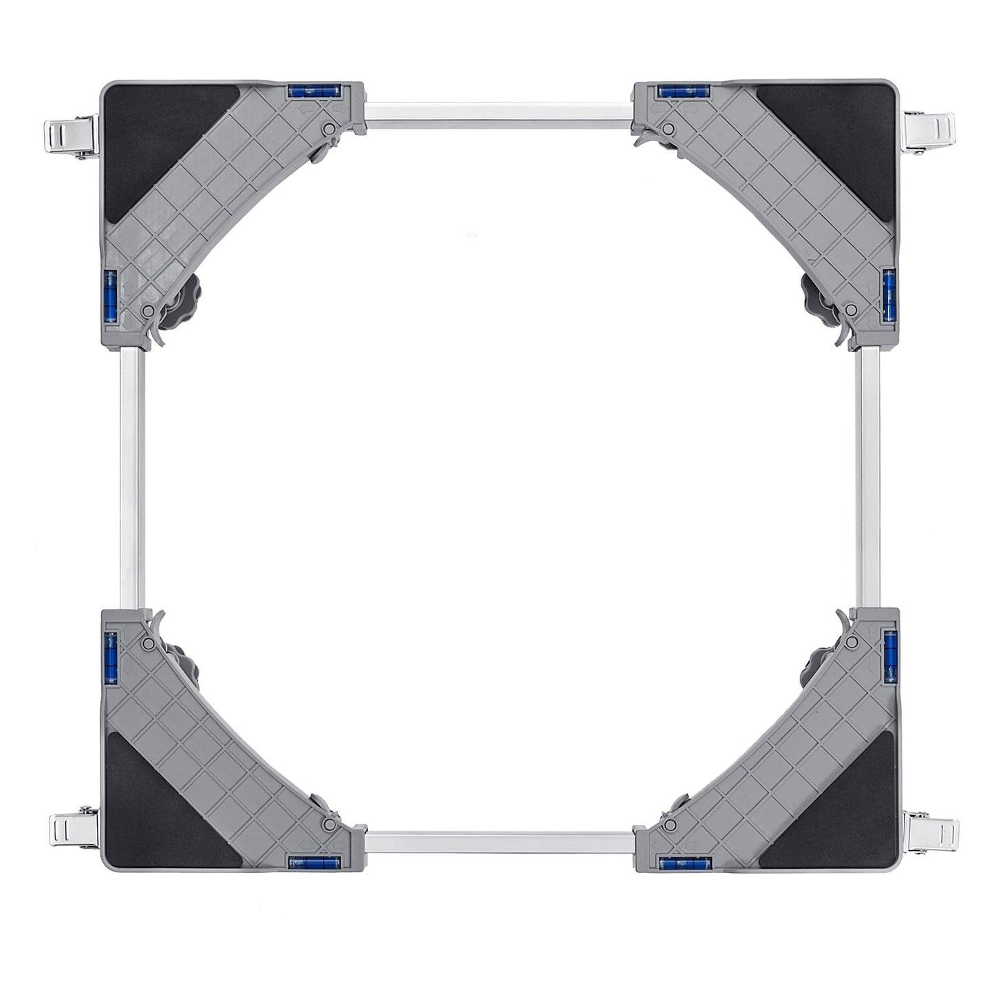 Mini Fridge Stand, 400 lbs Load, 4 Strong Feet, 4 Locking Swivel Wheels, Washer and Dryer Pedestal, Multi-Functional Adjustable Base for Washing Machine, and Refrigerator, Universal Mobile Base