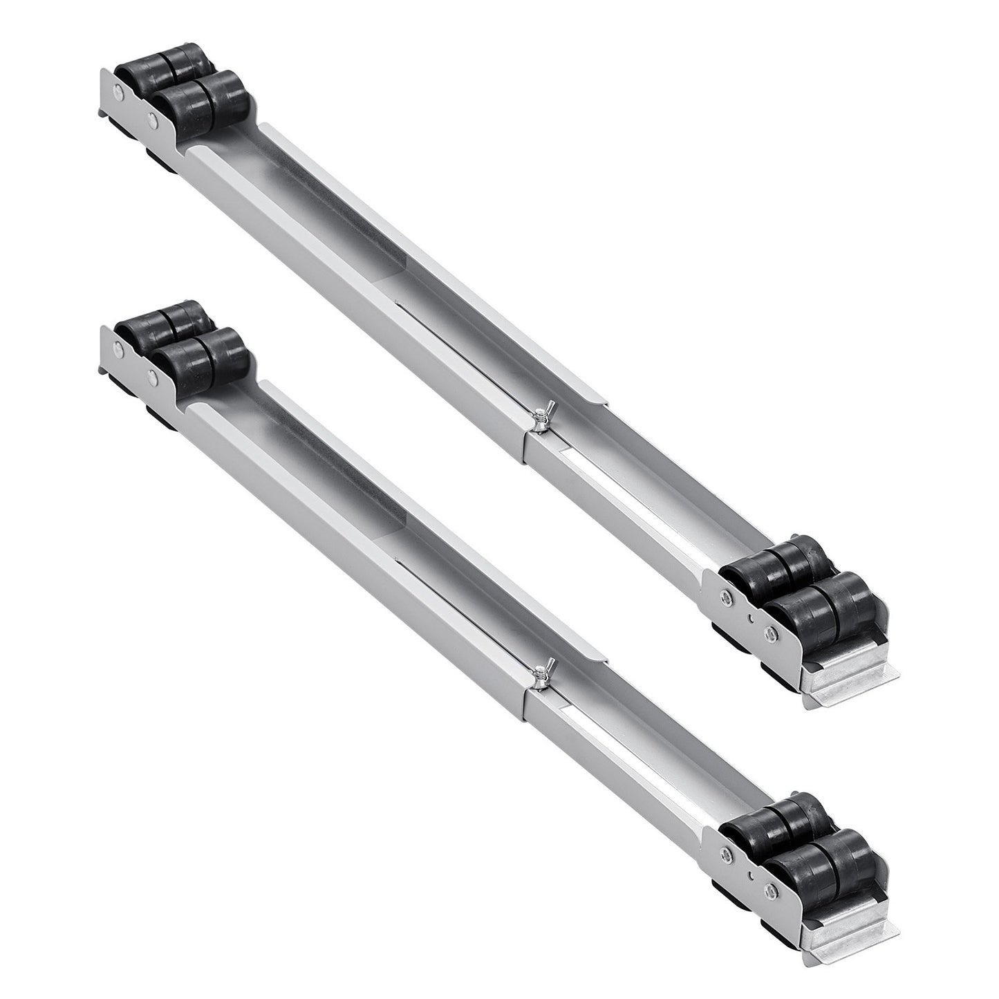 Heavy Duty Furniture Appliances Rollers, 660 lbs Total Load, Extendable Appliance Rollers Mobile Washing Machine Base, Fridge Stand Dolly Movers for Refrigerators, Dryers, Dishwashers, White