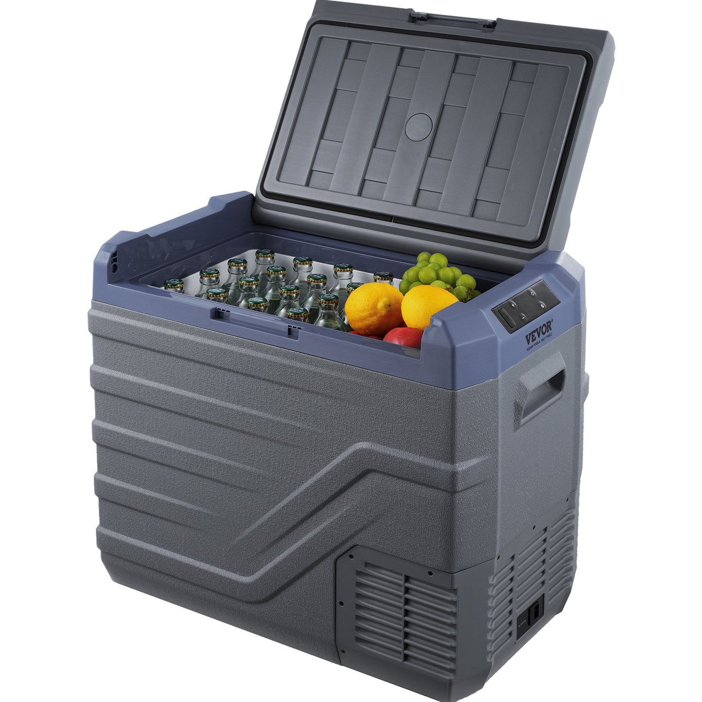 Tragbarer Autokühlschrank mit Gefrierfach, Kompressor, 45 l, Einzelzone, für Auto und Zuhause