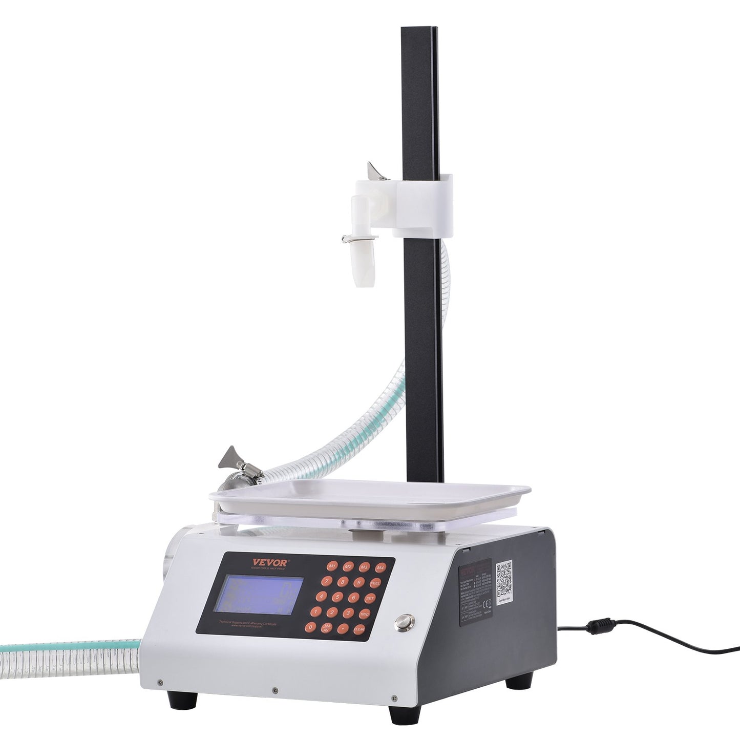 Liquid Filling Machine, 50-5000 g Weighing Capacity, Automatic Bottle Filler Machine Bottling Machine Gear Pump Digital Control for Honey, Oil, Wine, Detergent, Viscous Liquids (Single Nozzle)