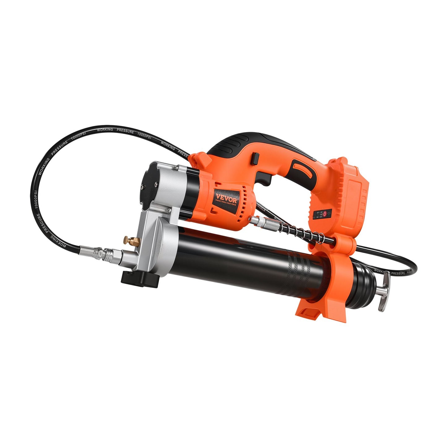 Cordless Grease Gun, 8000 PSI Max Pressure, Electric Grease Gun with LED Light & 35.4-inch Long Hose, Compatible with 18V Makita Batteries, Suitable for Greasing Vehicles or Machines(Tool Only)