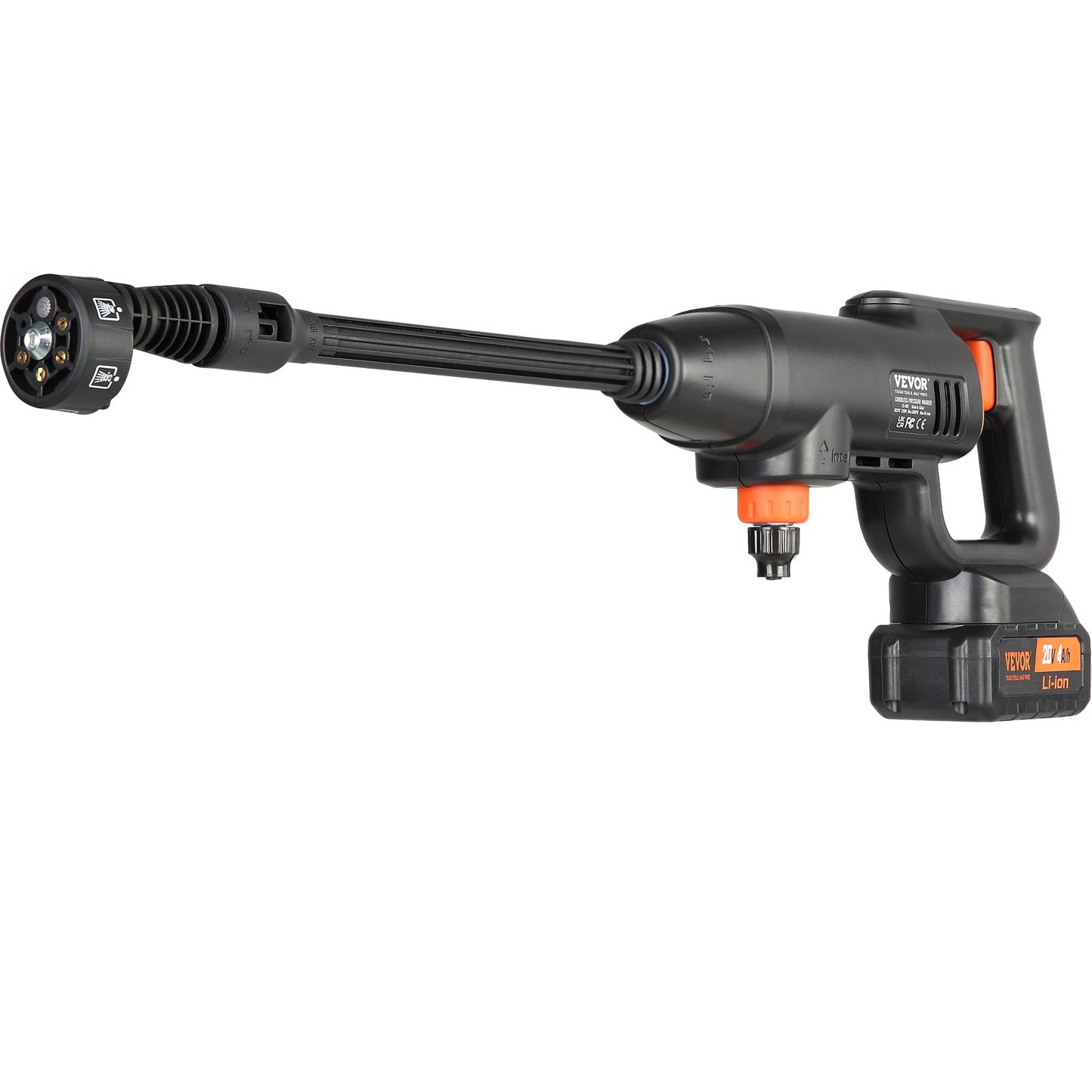 Cordless High Pressure Washer Cleaning Portable Water Spray Gun for Car 580 PSI